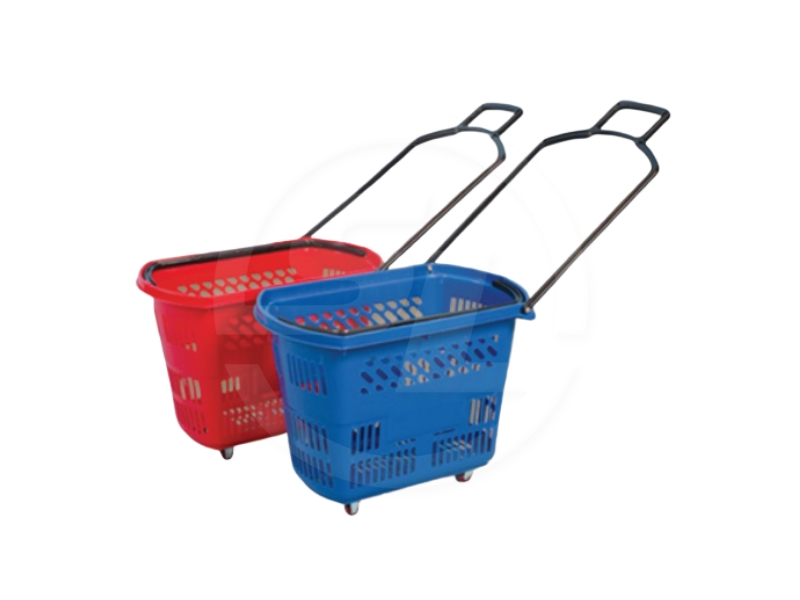 Shopping Basket WIth Roller