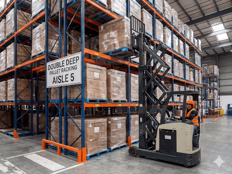 Double Deep Pallet Racking System